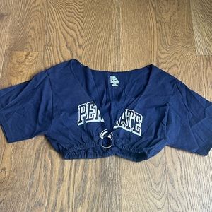 Penn state crop top